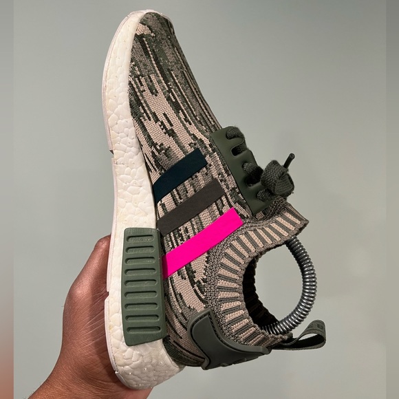 Adidas NMD R1 Primeknit “Green Glitch Camo” - Picture 5 of 11
